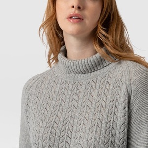 New arrival Blubelle Women's Casual Warm <b>Oversized</b> <b>Turtleneck</b> <b>Sweater</b> Autumn Winter Basic Solid Loose Knitted Jumper Pullover - Product Image 4