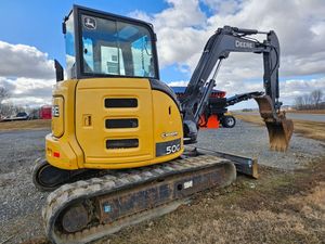 Mini-excavatrices d'occasion John Deere 85G en gros, moteur Yanmar, boîte de vitesses, chenilles, pompe, roulement, moteur 4 tonnes Kawasaki 2023 pour la construction - Product Image 5