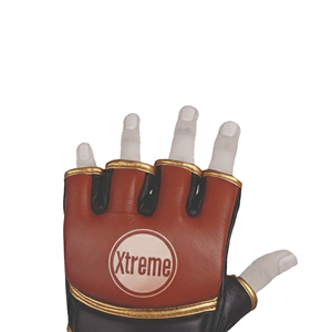 ถุงมือ MMA แบบครึ่งนิ้ว Xtreme Boxing สำหรับผู้ใหญ่ ระดับมืออาชีพ หนัง PU ทนทาน กันลื่น ปิดด้วยแถบตีนตุ๊กแก ระบายอากาศได้ดี พร้อมโลโก้สั่งทำพิเศษ - Product Image 5