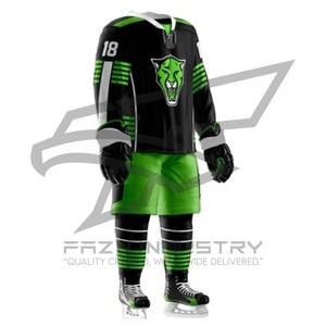 Nhà Máy Trực Tiếp Ice Hockey Đồng Phục OEM Dịch Vụ Biểu Tượng Tùy Chỉnh Vải Bền Đội Thể Thao Jersey Và Quần - Product Image 3