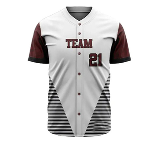 Tenue de baseball unisexe, maillot et pantalon, imprimé, respirant, pour l'entraînement en équipe, les matchs, vêtements de sport de baseball/softball - Product Image 3