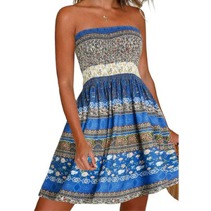 Baiya đầm đi biển mùa xuân hè cho nữ phong cách voan thường ngày in hoa Bohemian xuyên biên giới Châu Âu và Mỹ - Product Image 2