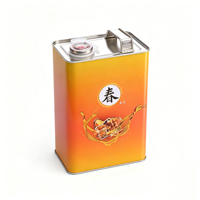 Fournisseur chinois de boîtes de conserve rectangulaires/carrées en tôle de 1L/5L, de qualité alimentaire, vides, pour l'emballage d'huile moteur et d'huile d'olive