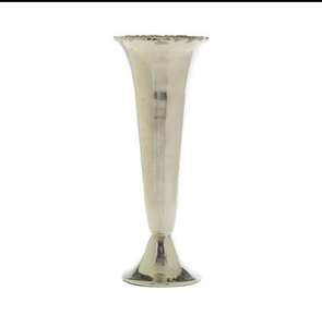 Vase à fleurs moderne en aluminium couleur laiton antique pour la décoration de la maison et des mariages, design classique, présentation florale, Noël - Product Image 5