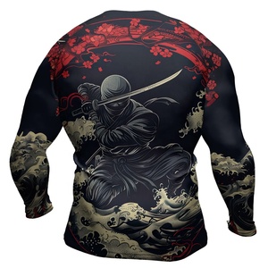 Camiseta de Manga Larga para Hombre de la Mejor Calidad, Sublimada, Antibacteriana, Transpirable, de Poliéster/Nailon, Elegante, para Todas las Temporadas - Product Image 3