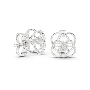 0.032 Ct Lab Diamond <b>Earrings</b> for Women VVS-VS Clarity 18KT, 14KT, 10KT Gold & 925 Silver Rose, Yellow, White Gold & - Product Image 5