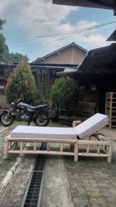 La mejor Rama de madera de teca de lujo, muebles de exterior, piscina de diseñador, tumbona de madera de bambú, tumbona de playa para jardín, hoteles, villas - Product Image 5