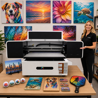 Impresora UV de Cama Plana Jucolor A1 9060 con Plotter Automático de Grado Industrial Gen6 para Cajas Rígidas y Empaques con Cuchilla de Corte