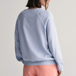 Sudadera de Felpa para Mujer de Alta Calidad, 100% Algodón, Cómoda, con Efecto Desgastado, para Otoño e Invierno, con Logotipo Bordado en 3D en la Parte Delantera - Product Image 4
