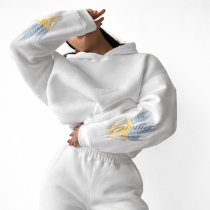 OEM Vente en gros Sweat-shirts en molleton 100% coton pré-rétréci Bio Wash, grammage lourd 400g, super doux, chaud, qualité premium, design personnalisé, hiver - Product Image 1