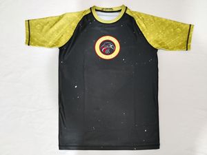 Chemise de compression à séchage rapide pour homme, vêtement de gymnastique à manches courtes imprimé par sublimation, protection contre les éruptions cutanées pour BJJ MMA Jiu Jitsu - Product Image 3