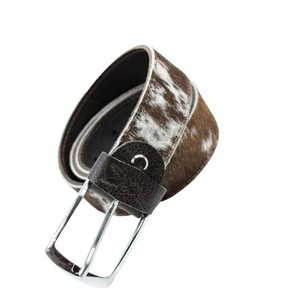 Cinturón de cuero de piel de vaca hecho a mano auténtico, hebilla de acero duradera de longitud personalizada, cinturones de cuero genuino de alta calidad - Product Image 2