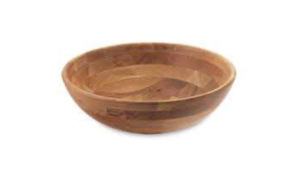 ชามสลัดอะคาเซียธรรมชาติงานหัตถกรรมสีไม้ธรรมชาติสำหรับเครื่องครัวชามไม้สินค้าขายดี - Product Image 3