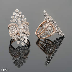 Anillo de Compromiso con Diamantes Cultivados en Laboratorio, Corte Marquesa Redondo de 2.56 Quilates, Chapado en Oro Rosa, Certificado - Product Image 5