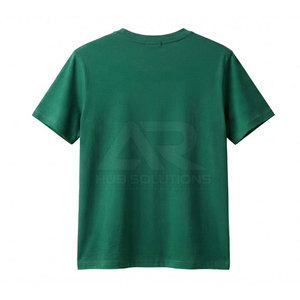 T-shirt décontracté pour homme à col rond et manches courtes, avec logo personnalisé en strass, design tendance, tissu respirant 100% coton, écologique, été - Product Image 2