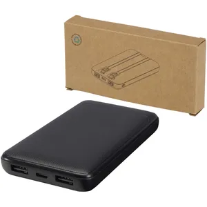 Power Bank Ecologico Adhil ad Alta Capacità 10.000 mAh con Doppia Porta USB per Uso Promozionale - Product Image 2