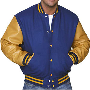 Veste universitaire unisexe personnalisée de haute qualité avec col montant, style streetwear, design matelassé, coupe-vent, logo frontal - Product Image 4