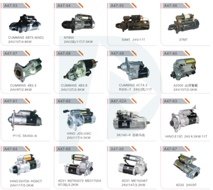 Moteur de démarrage 24V 4.5KW 10T pour PC200-6 6D102 QDJ2501 Pièces de machines de construction - Product Image 5