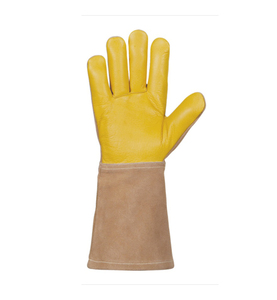 ถุงมือเชื่อมหนังวัว TIG สำหรับทำงานแบบแข็งถุงมือเชื่อมหนังวัว - Product Image 6
