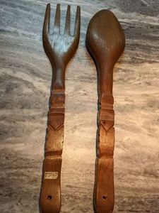 Set of 2 Flatware Handmade Wooden Cutlery Set Perfect for Fast Food and Wedding Special Occasion Tableware in India by ACMi - Product Image 6