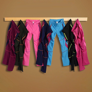 Pantalon d'extérieur léger 100% coton à séchage rapide pour femmes Softshell imperméable pour la randonnée Trekking Camping escalade cyclisme - Product Image 3