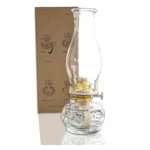 H.M.A Handicrafts White and Bronze <b>Oil</b> Lantern Decorative Metal <b>Lamp</b> for Beach Style Home and Event Decor - Product Image 2