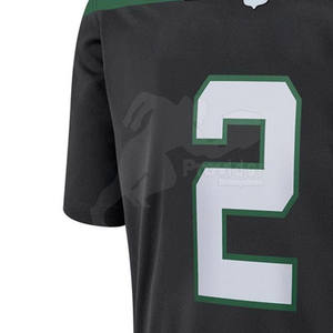 Jersey de fútbol americano personalizado de alta calidad, aparejos de manga corta, fábrica de sarga, venta al por mayor, uniforme de alta visibilidad - Product Image 4