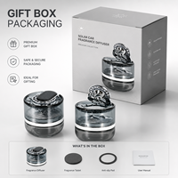 Diffuseur de parfum liquide pour voiture, ventilateur rotatif solaire en plastique, parfum naturel longue durée