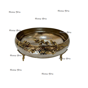 ชุดชามอลูมิเนียมสำหรับตกแต่ง3สีเงินชุดชามเสิร์ฟช็อคโกแลตดีไซน์คลาสสิก - Product Image 5