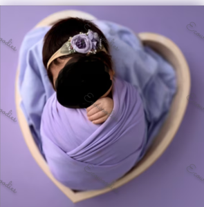 Accesorios de Fotografía para Recién Nacidos, Marco de Corazón de Bambú Ecológico Moderno para Uso en la Cama del Dormitorio - Product Image 2