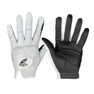 Gants de golf pour hommes de haute qualité, légers, antidérapants, à doigts entiers, design unique, couleur unie, logo personnalisé, cuir véritable pour le sport - Product Image 4