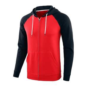 Básico algodón mezclado Nuevo estilo Logotipo personalizado Impreso bordado cremallera sudaderas con capucha Ropa de hombre cremallera Sudadera con capucha - Product Image 1