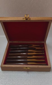 Ensemble de couture en bois écologique personnalisé en boîte, réutilisable, thème ange, pour accessoires de couture et objets de collection d'art - Product Image 6