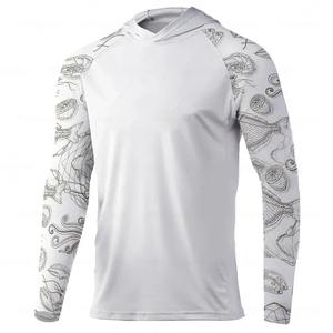 Sudadera con Capucha de Camuflaje Azul Personalizada para Hombre, Sudadera con Capucha de Pesca con Estampado por Sublimación, Ropa de Pesca de Alto Rendimiento, Camisetas de Alto Rendimiento para Niños - Product Image 2