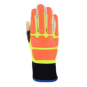 Gants de mécanicien en cuir de haute qualité TPR Logo personnalisé Gants de mécanicien en cuir TPR Gants de mécanicien en cuir confortables - Product Image 4