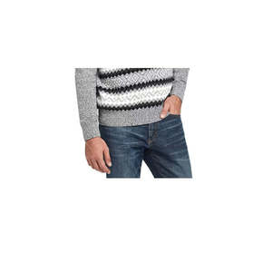 Maglione da Sci Vintage con Motivo Fair Isle per Uomo, Impermeabile, Nero, Taglia XXX-Large, 100% Cotone Lavorato a Maglia, Cappuccio con Logo Stampato, Stagione Invernale ODM - Product Image 3