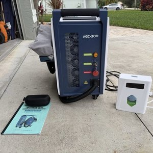 Máquina de Limpieza Láser Pulsada AIC-300, Desincrustador de Superficies Metálicas Portátil Refrigerado por Aire con Enchufe Tipo Americano - Product Image 5