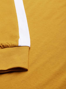 Nouveau respirant qualité supérieure femmes t-shirts tissu doux coton fait bas quantité minimale de commande meilleure vente femmes t-shirts couleur jaune et blanc - Product Image 2