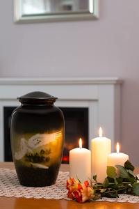 Urnas conmemorativas de cremación de latón para cenizas funerarias, fabricante y distribuidor de India - Product Image 5