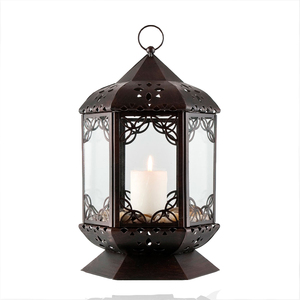 Rustic Decorative Set of 2 Candle <b>Lantern</b> Lamp For Wedding & Christmas Party Decoration Candle Holder <b>Lantern</b> Outdoor & <b>Indoor</b> - Product Image 4