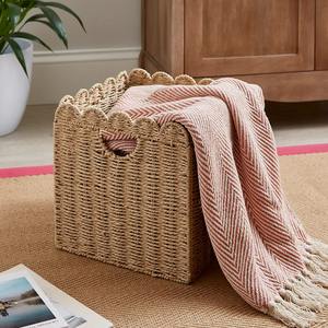 กล่องเก็บของลายสแกลลอป กล่องเก็บของทำมือ เป็นมิตรกับสิ่งแวดล้อม ของตกแต่งบ้านจากธรรมชาติ ขายส่งจากเวียดนาม - Product Image 6