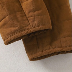 Johnature 2025 femme hiver nouveau coton lin décontracté rétro Parkas Style Vintage manches longues couleur unie simple boutonnage Parkas - Product Image 6