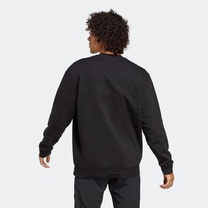 Sweat-shirt de Sport chaud et confortable, coupe ample 77% coton 23% Polyester recyclé polaire noir jais - Product Image 3