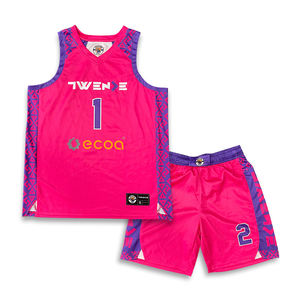 Bajo demanda, ropa de Club Juvenil de calidad superior, uniforme de baloncesto, estampado personalizado, conjunto de uniforme transpirable, diseña tu propio estilo - Product Image 1