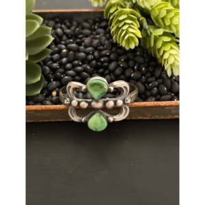 Brazalete de Plata de Ley y Turquesa de la Montaña Sonora de Chimney Butte, Accesorio de Moda - Product Image 1