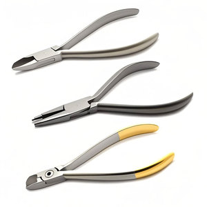 Alicates Cortadores de Alambre Dental Ortodóntico Manuales de Acero Inoxidable con Agarre Ergonómico, Instrumentos Médicos Dentales de Clase I - Product Image 1