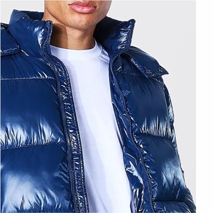 Vestes pour hommes Veste en duvet à col montant mince tendance pour hommes Duvet de canard blanc Printemps et automne Vestes décontractées légères et chaudes - Product Image 5