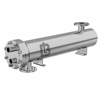Échangeur de chaleur OEM personnalisé à double feuille tubulaire en U, amovible, conforme ASME BPE GMP, pour eau purifiée WFI et fluides biochimiques