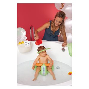 Chaise de bain Okbaby avec anneau d'ouverture 39,5x37,5x24cm CRAB Turquoise 871 15 Équipement de sécurité pour la salle de bain - Product Image 5