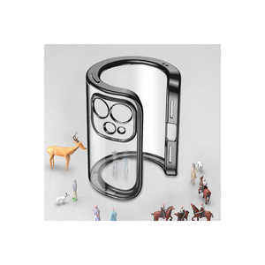 เน็ตซี่ ลักชัวรี เอสเอเอฟเอ จีบ็อกซ์เคสซิลิโคนสำหรับไอโฟน 12 โปรกันกระแทกสีเงินฝาครอบป้องกันเคลือบด้วยไฟฟ้าซอฟท์ซิลิคอน 7 พลัส - Product Image 3